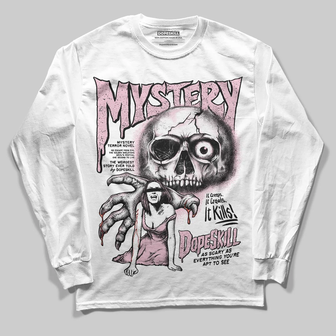 35th Anniversary 5s DopeSkill Long Sleeve T-Shirt Mystery Ghostly Grasp Graphic