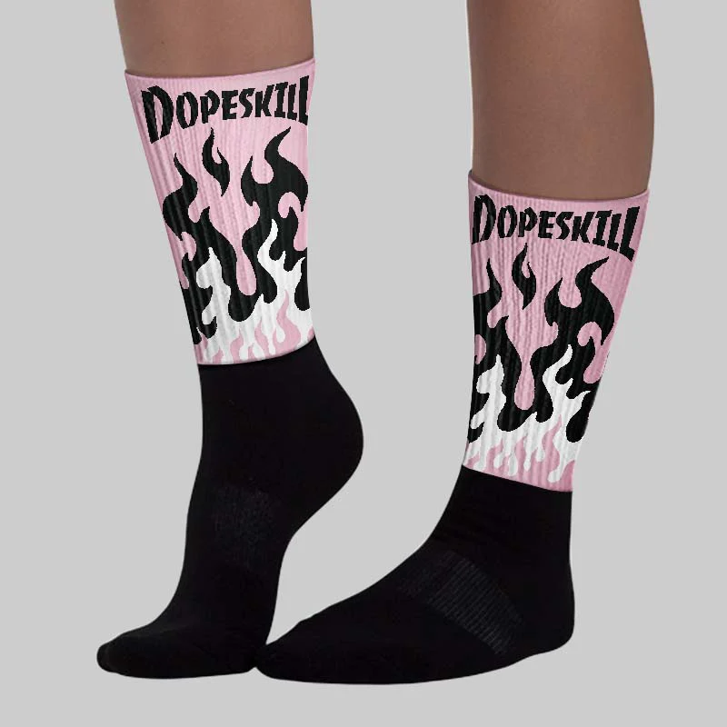 35th Anniversary 5s DopeSkill Sublimated Sock FIRE Graphic - Image 3