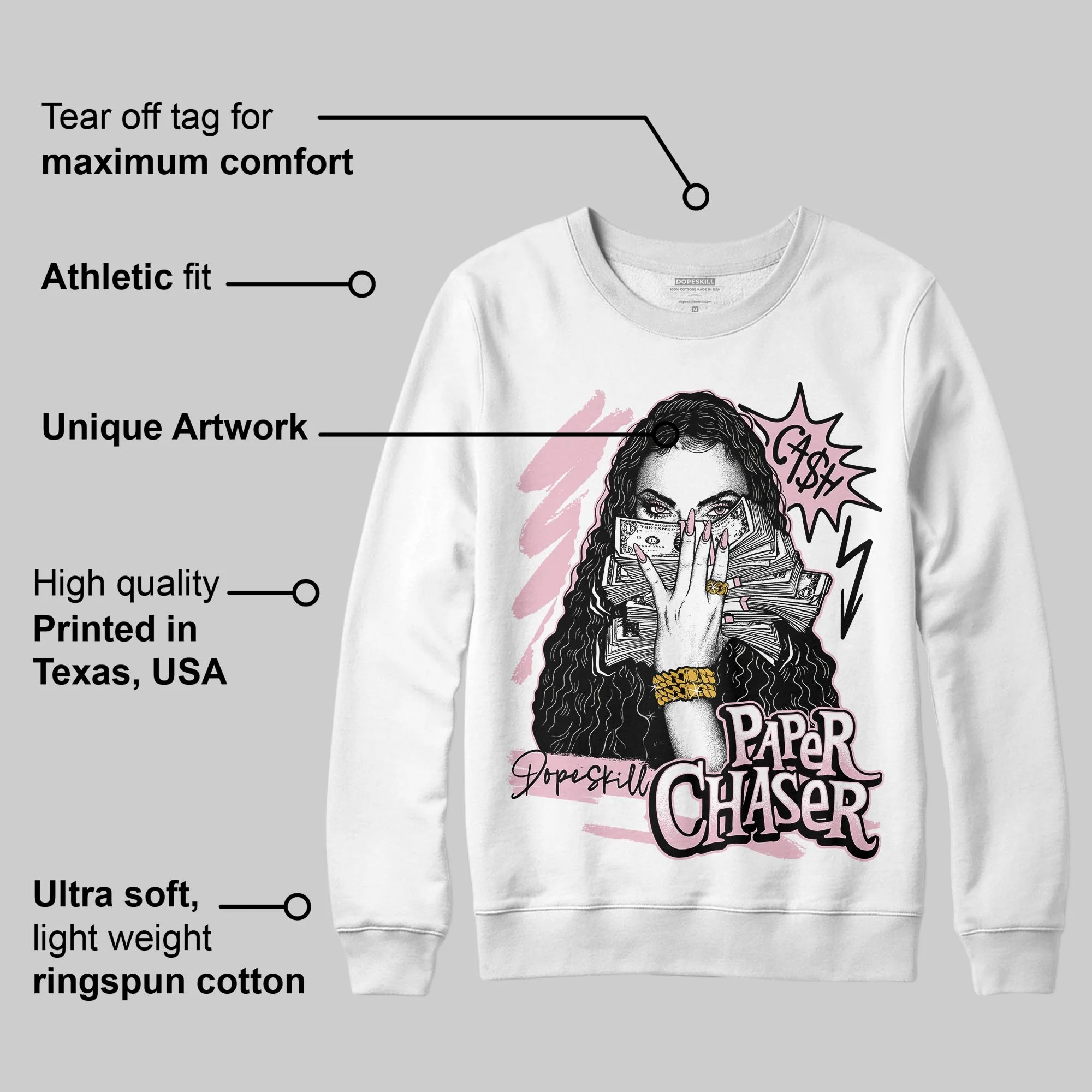 35th Anniversary 5s DopeSkill Sweatshirt NPC Graphic - Image 3