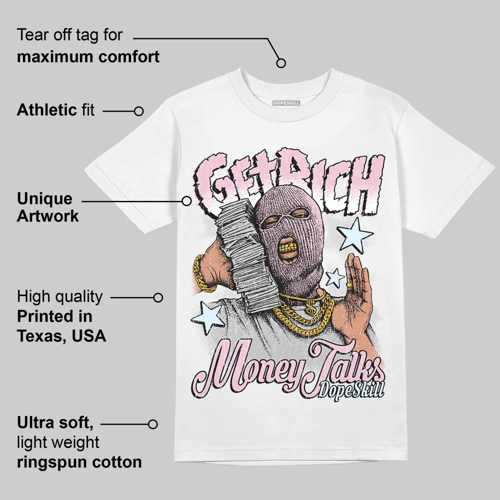 35th Anniversary 5s DopeSkill T-Shirt Get Rich Graphic - Image 3