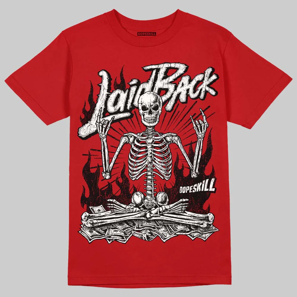 AJ 13 Chicago True Red Cherry DopeSkill T-Shirt Laid Back Graphic - Image 3