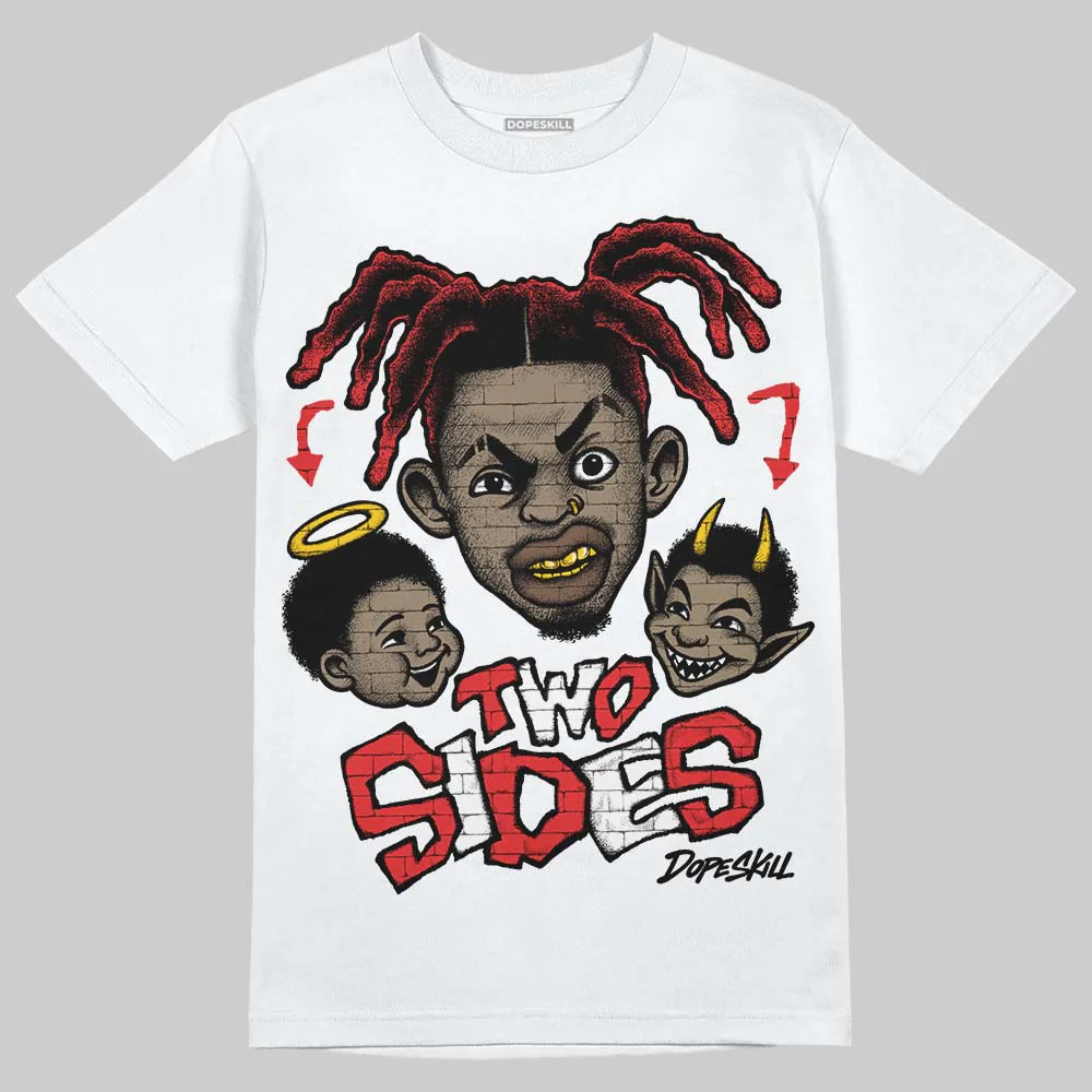 AJ 13 Chicago True Red Cherry DopeSkill T-Shirt Two Sides Graphic
