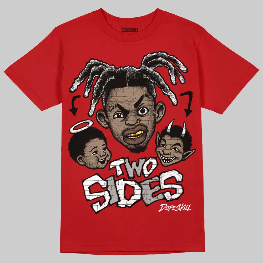 AJ 13 Chicago True Red Cherry DopeSkill T-Shirt Two Sides Graphic - Image 3