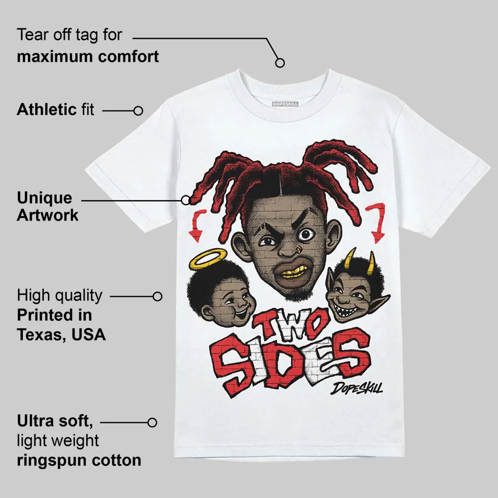 AJ 13 Chicago True Red Cherry DopeSkill T-Shirt Two Sides Graphic - Image 4