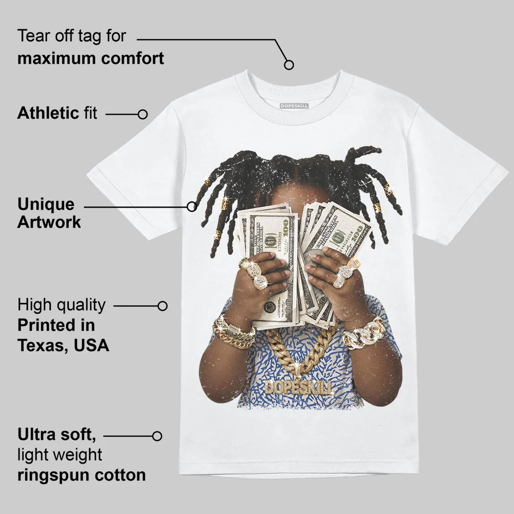 AJ Spizike Storm Blue DopeSkill T-Shirt Rich Youth Graphic - Image 3