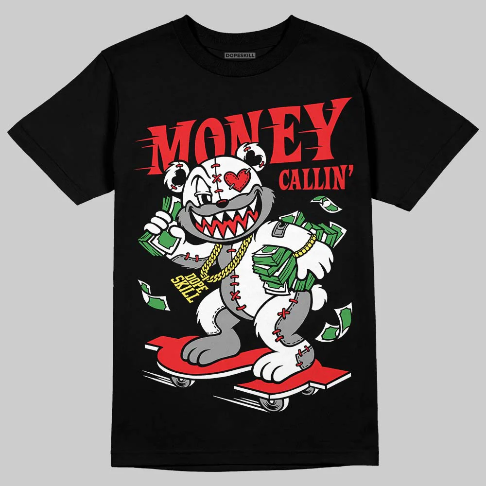 Black and White Collection DopeSkill T-Shirt Money Callin' Graphic