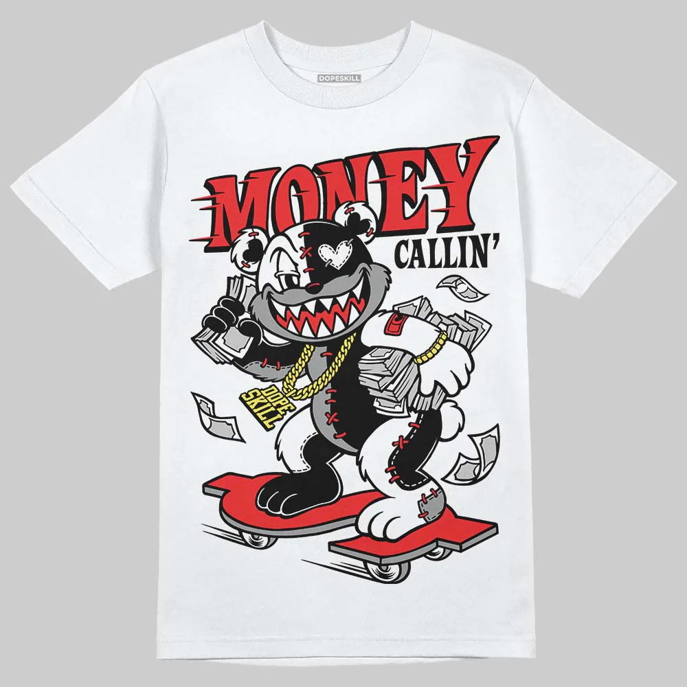 Black and White Collection DopeSkill T-Shirt Money Callin' Graphic - Image 2