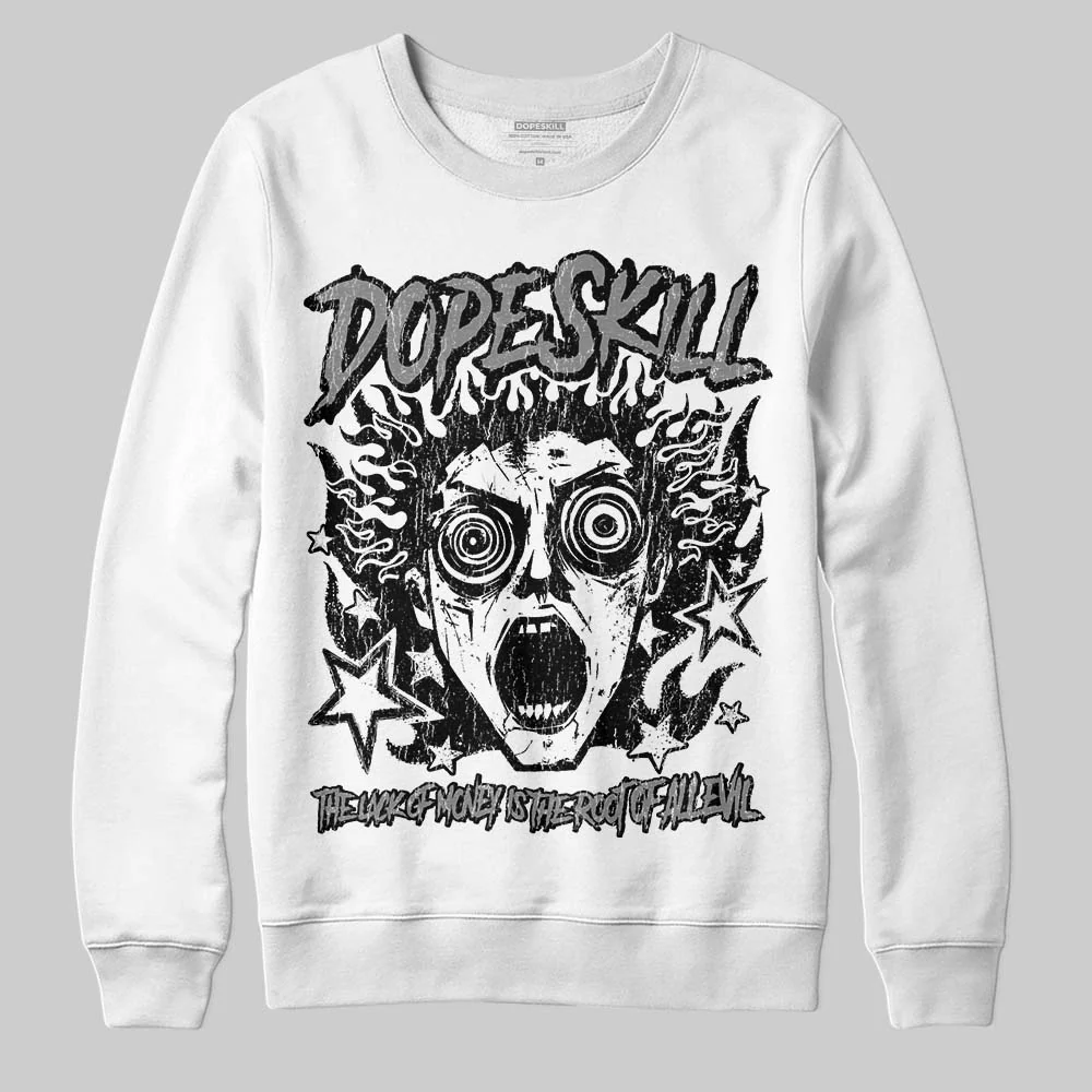 Black Cat 4s DopeSkill Sweatshirt Root of Evil Graphic - Image 2