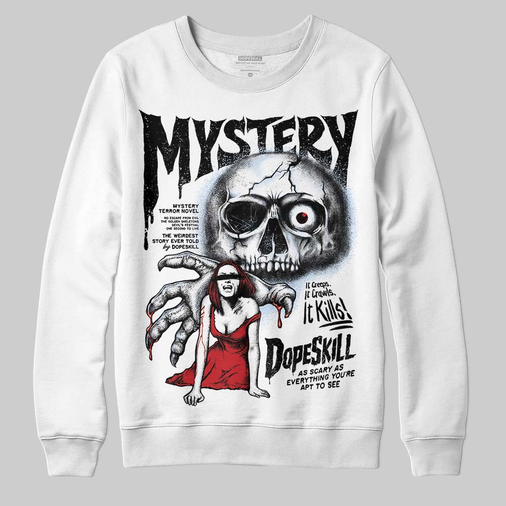 Black Metallic Reimagined 5s DopeSkill Sweatshirt Mystery Ghostly Grasp Graphic - Image 2