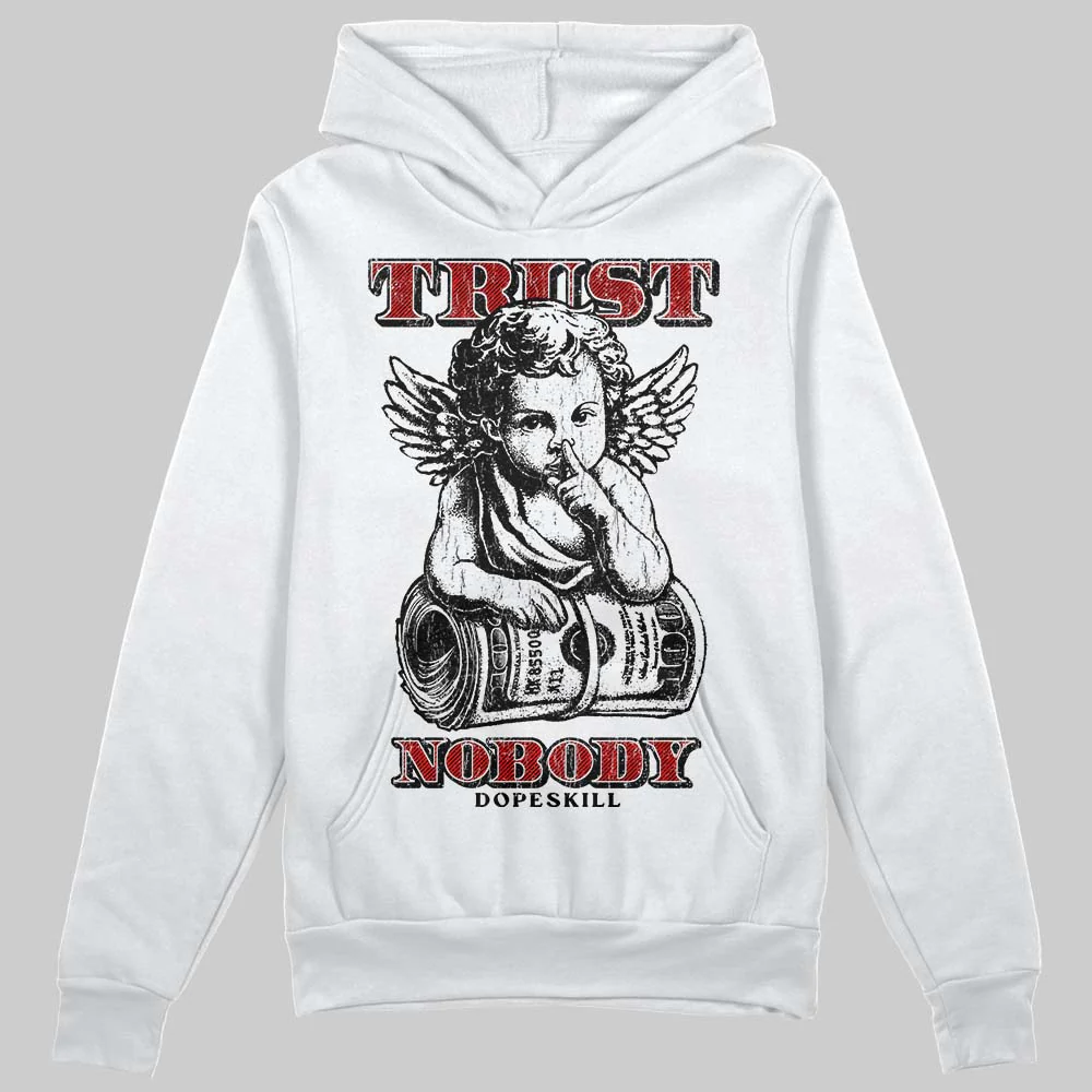 Black/White 'Trust Nobody' DopeSkill Graphic Hoodie - Image 2