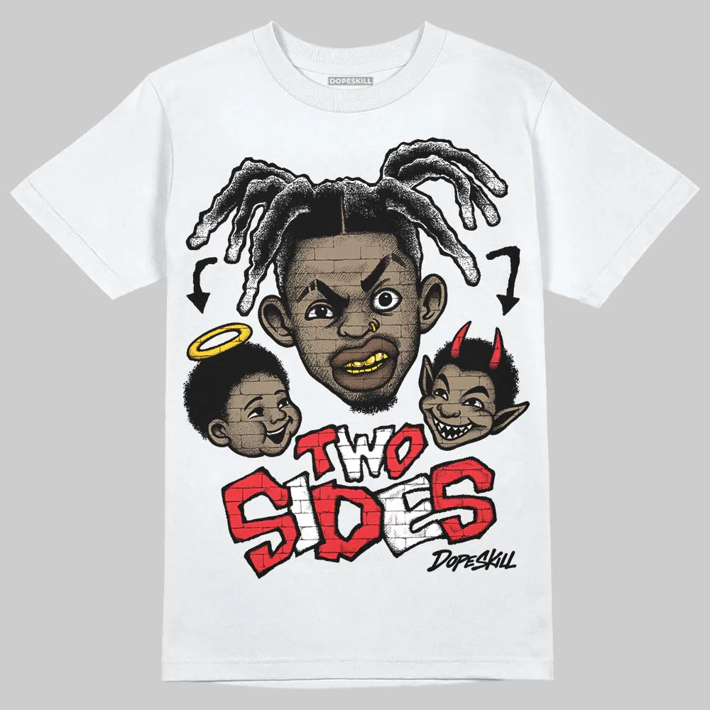Black/White 'Two Sides' DopeSkill Graphic T-Shirt - Image 2