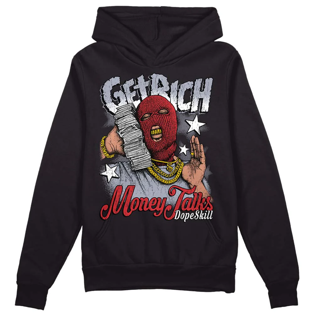Bred Reimagined 4s DopeSkill Hoodie Sweatshirt Get Rich Graphic