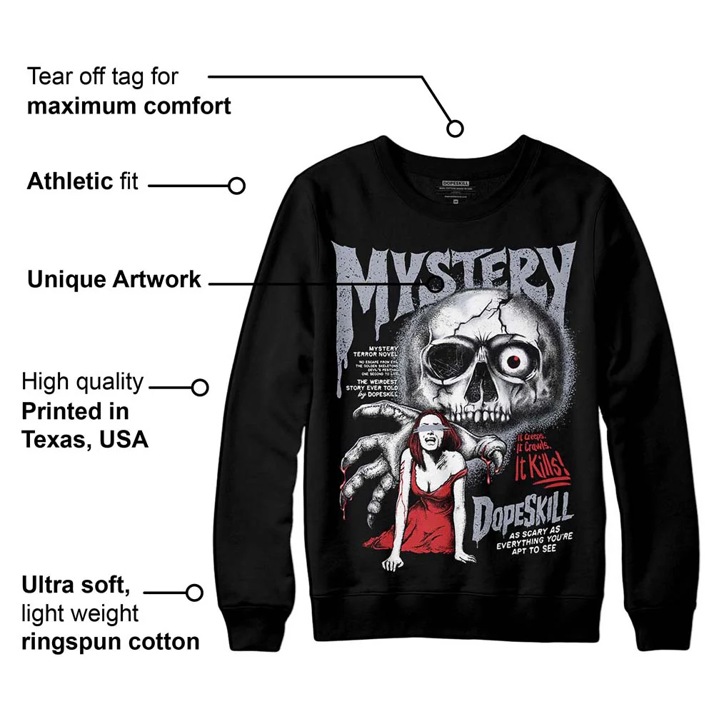 Bred Reimagined 4s DopeSkill Sweatshirt Mystery Ghostly Grasp Graphic - Image 3