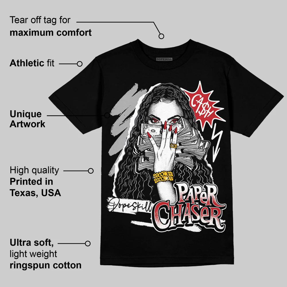 Bred Velvet 11s DopeSkill T-Shirt NPC Graphic - Image 3