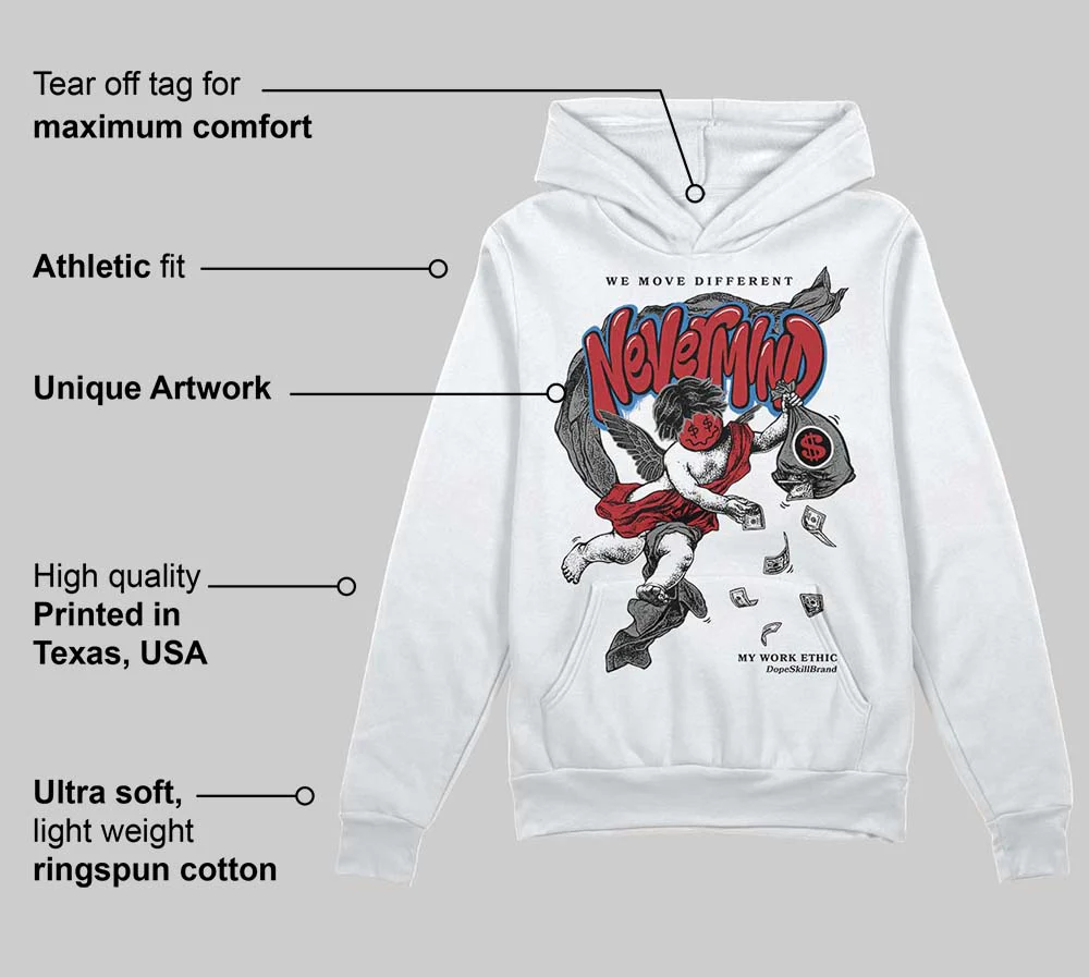 Bugs Bunny 8s DopeSkill Hoodie Sweatshirt Nevermind Graphic - Image 3