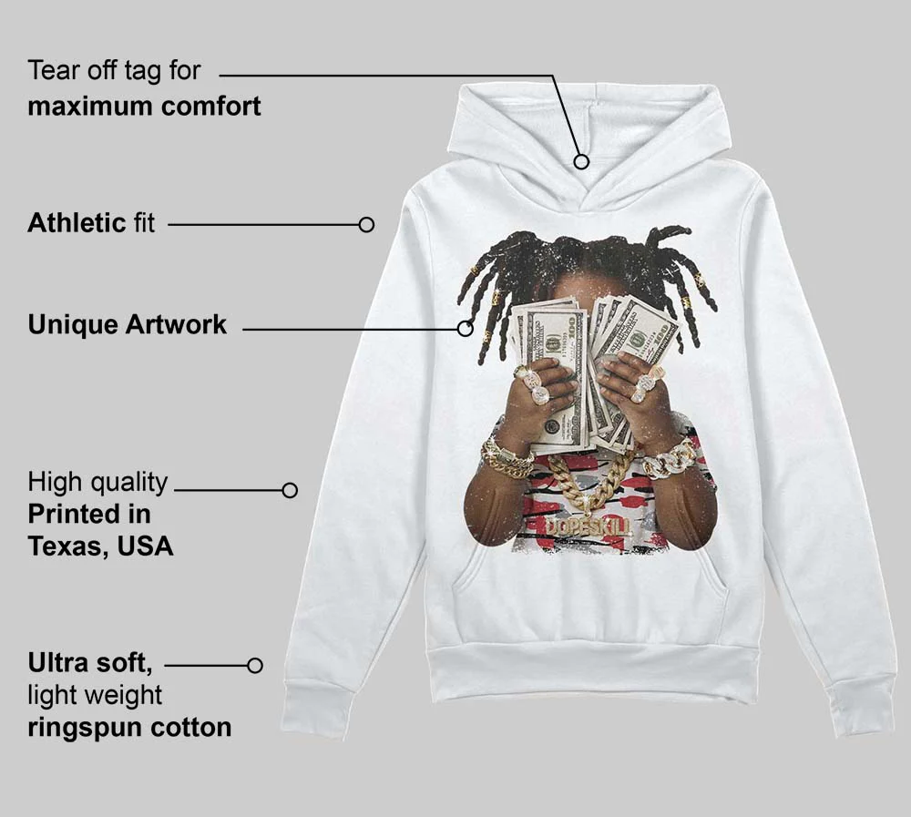 Bugs Bunny 8s DopeSkill Hoodie Sweatshirt Rich Youth Graphic - Image 3