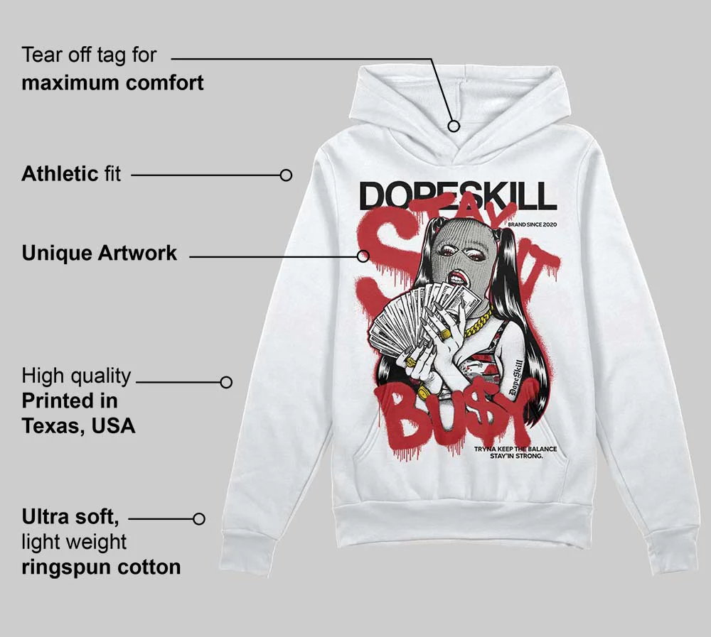 Bugs Bunny 8s DopeSkill Hoodie Sweatshirt Stay It Busy Graphic - Image 3