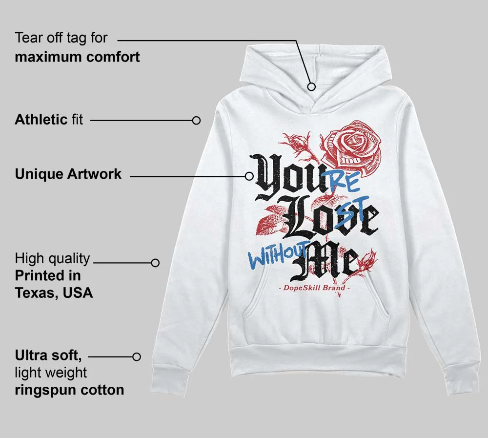 Bugs Bunny 8s DopeSkill Hoodie Sweatshirt You’re Lost Without Me Graphic - Image 3