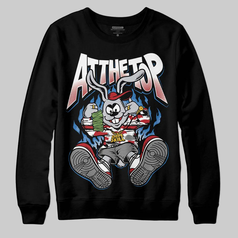 Bugs Bunny 8s DopeSkill Sweatshirt At The Top Graphic - Image 2
