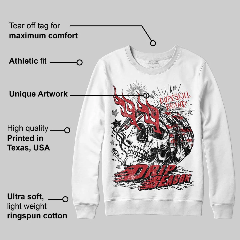 Bugs Bunny 8s DopeSkill Sweatshirt Drip Season Graphic - Image 3