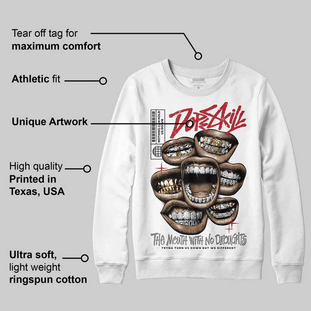 Bugs Bunny 8s DopeSkill Sweatshirt The Mouth With No Droughts Graphic - Image 3