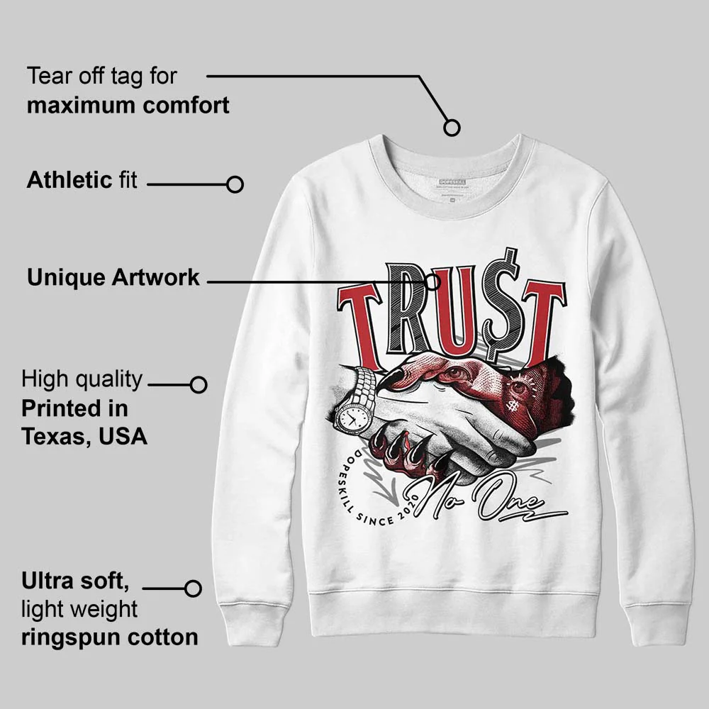 Bugs Bunny 8s DopeSkill Sweatshirt Trust No One Graphic - Image 3