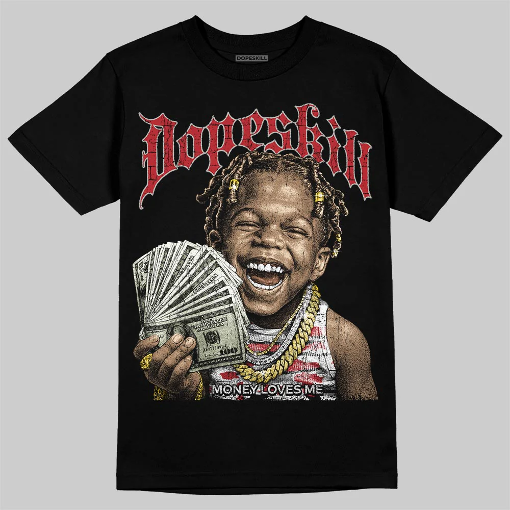 Bugs Bunny 8s DopeSkill T-Shirt Money Loves Me Graphic - Image 2