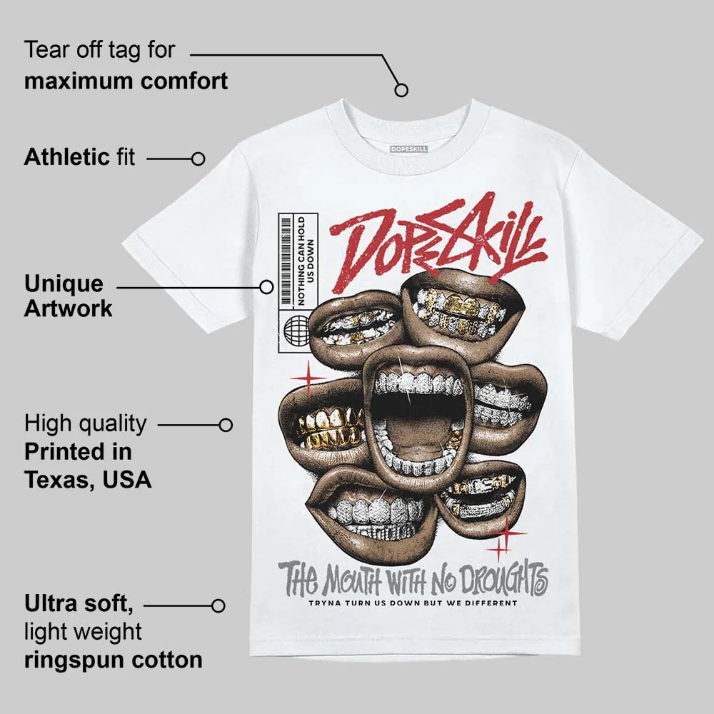Bugs Bunny 8s DopeSkill T-Shirt The Mouth With No Droughts Graphic - Image 3
