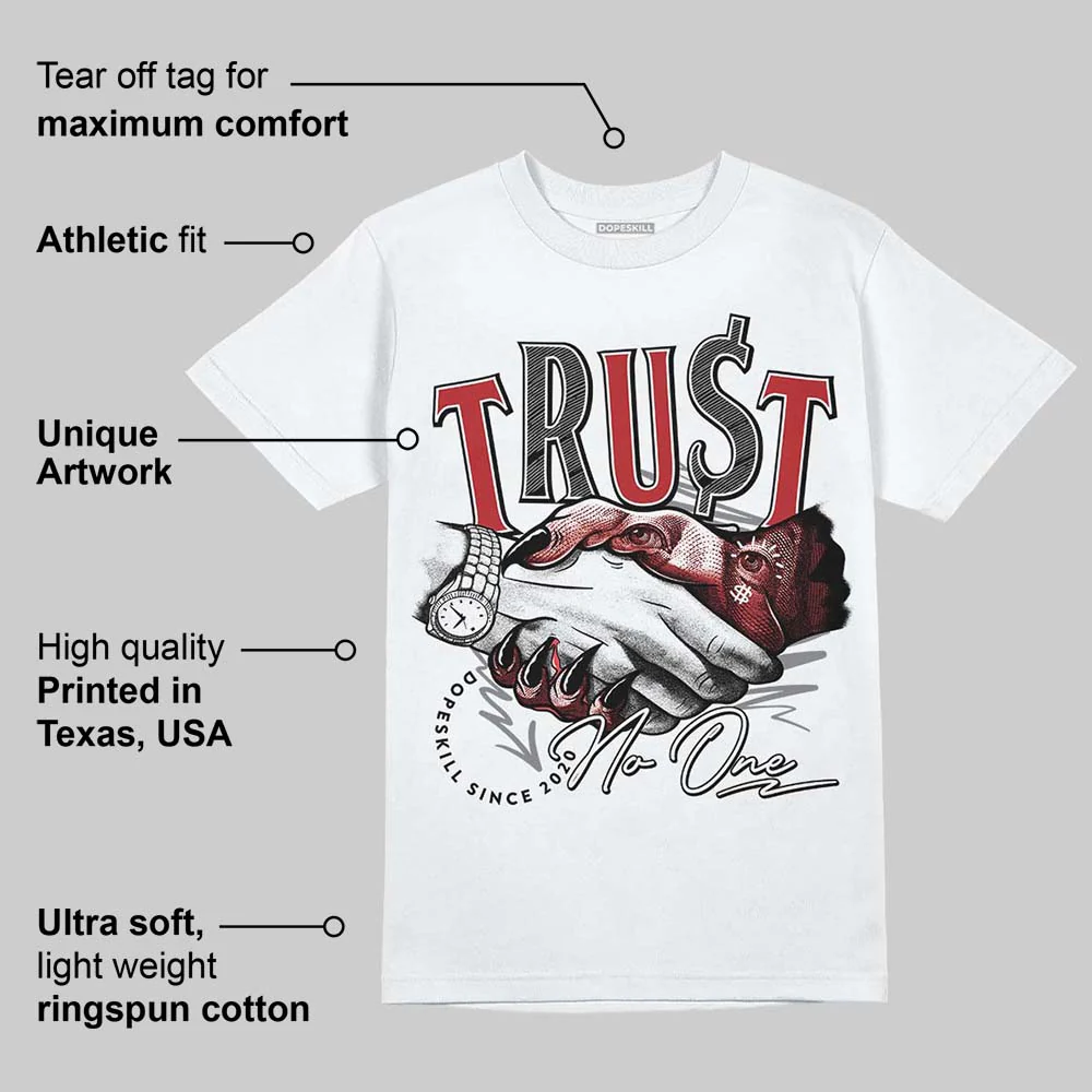 Bugs Bunny 8s DopeSkill T-Shirt Trust No One Graphic - Image 3
