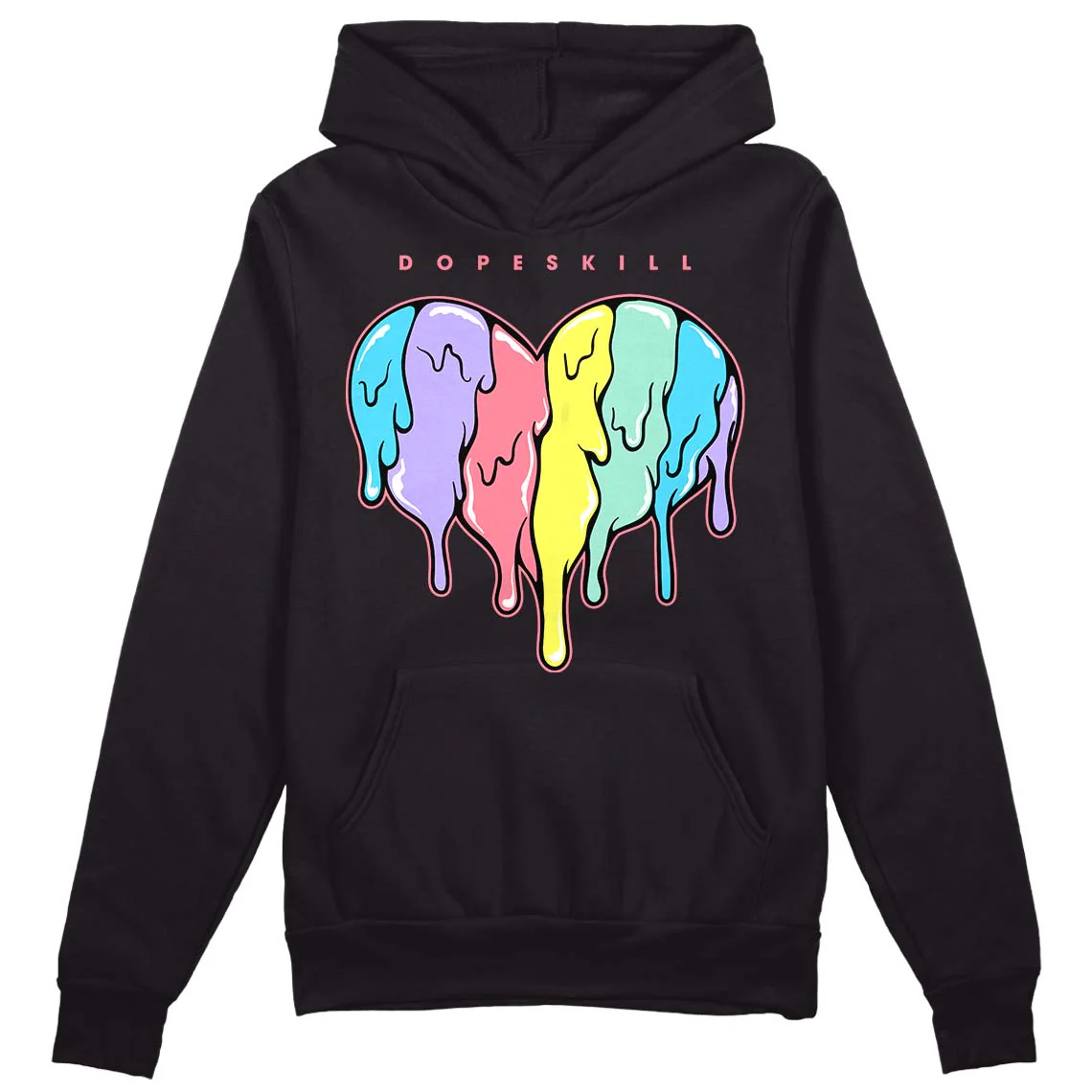 Candy Easter Dunk Low DopeSkill Hoodie Sweatshirt Slime Drip Heart Graphic - Image 2