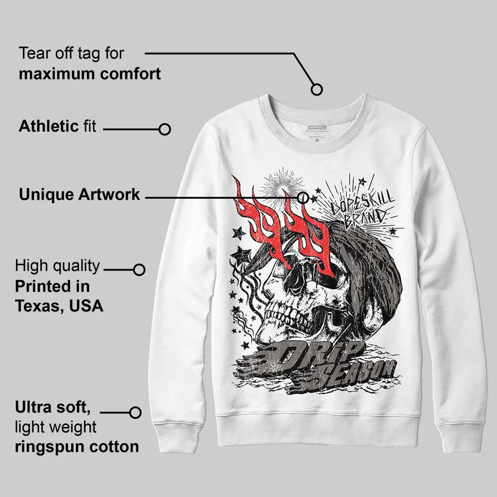 Cave Stone 4s DopeSkill Sweatshirt Drip Season Graphic - Image 3