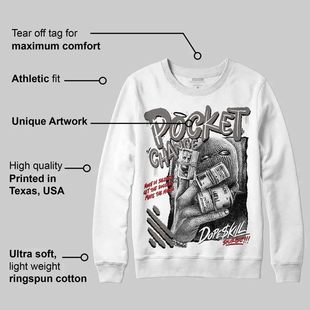 Cave Stone 4s DopeSkill Sweatshirt Pocket Change Graphic - Image 3