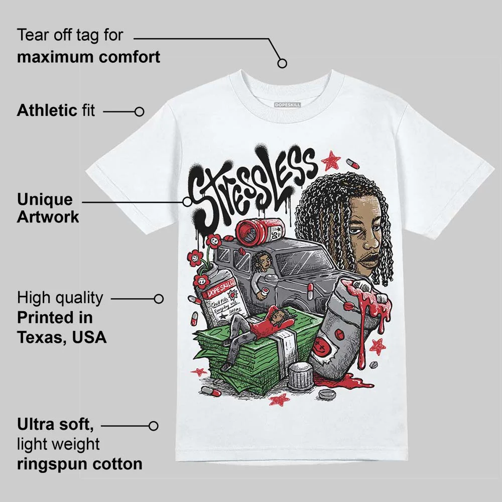 Cement Grey 3s DopeSkill T-Shirt Stressless Graphic - Image 3