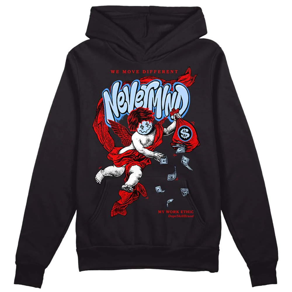 Cherry 11s DopeSkill Hoodie Sweatshirt Nevermind Graphic - Image 2