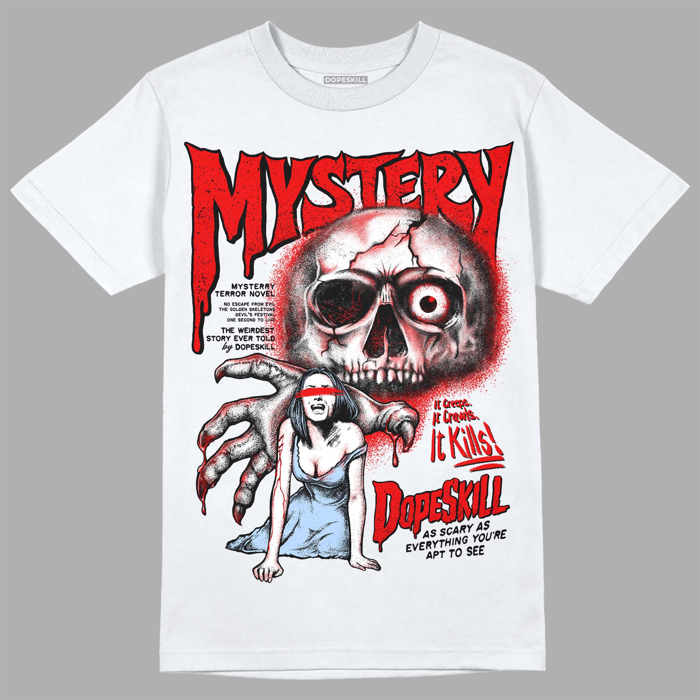 Cherry 11s DopeSkill T-Shirt Mystery Ghostly Grasp Graphic