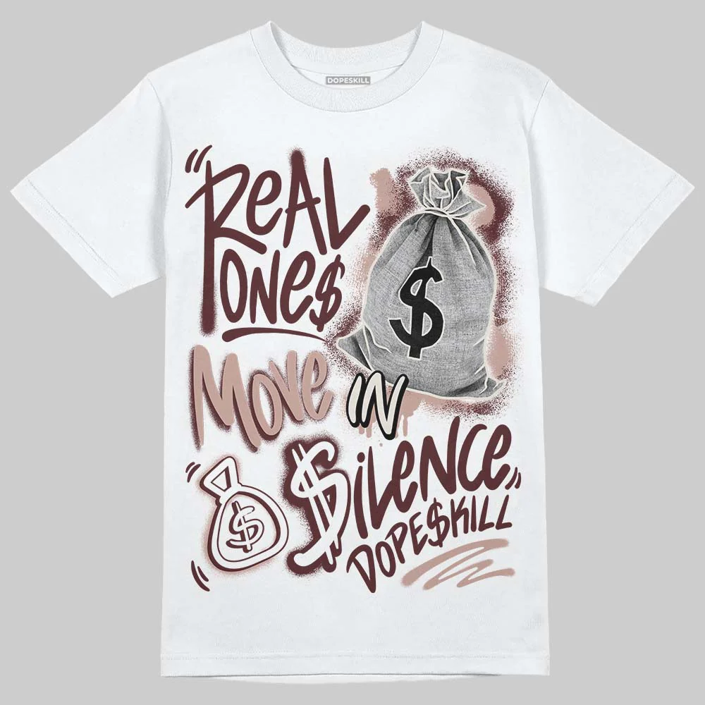China 11s DopeSkill T-Shirt Real Ones Move In Silence Graphic