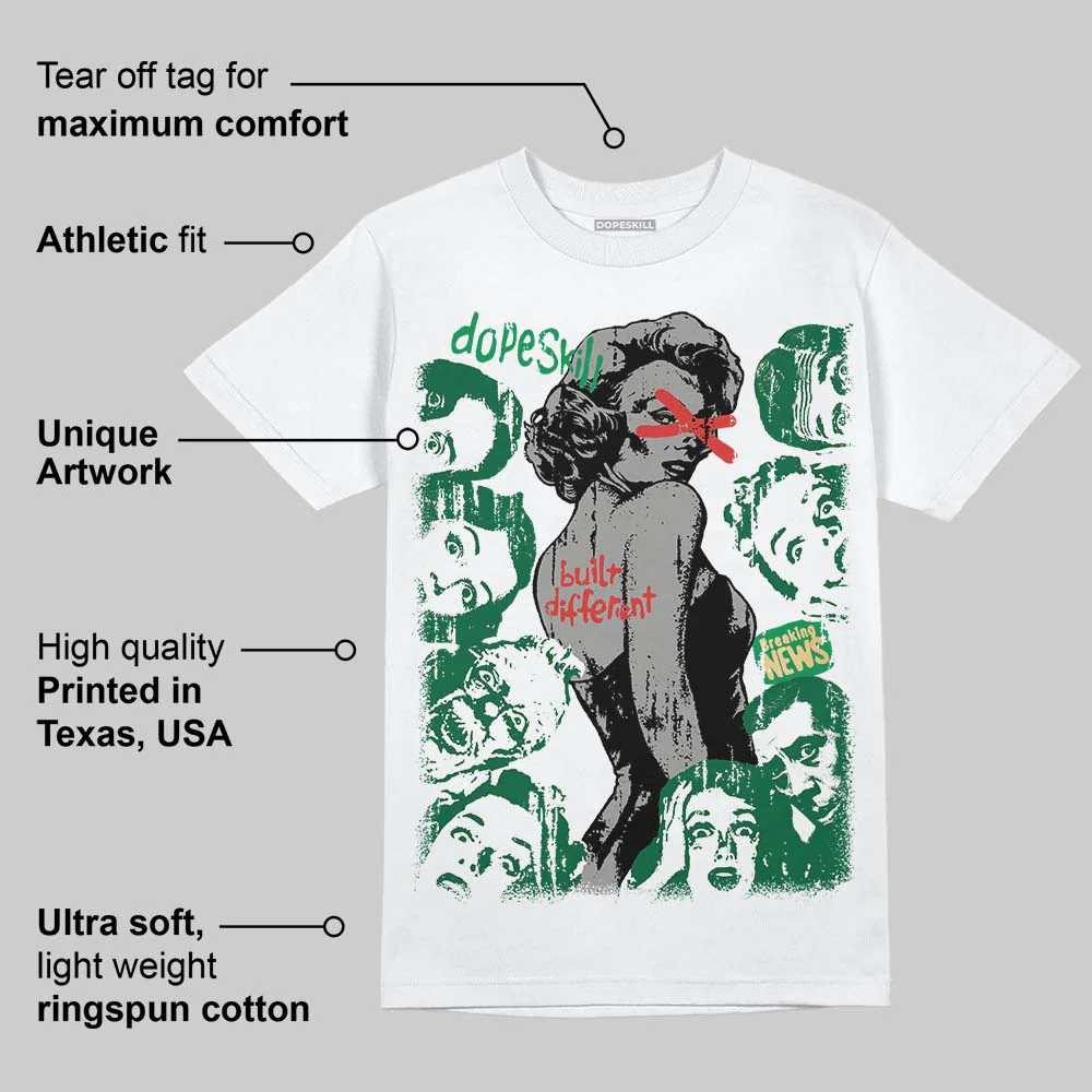 Concrete Rose 3s DopeSkill T-Shirt Built Different Graphic - Image 3