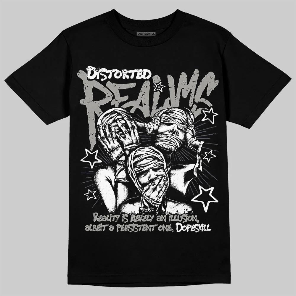 Cool Grey 11s DopeSkill T-Shirt Distorted Realms Graphic - Image 2