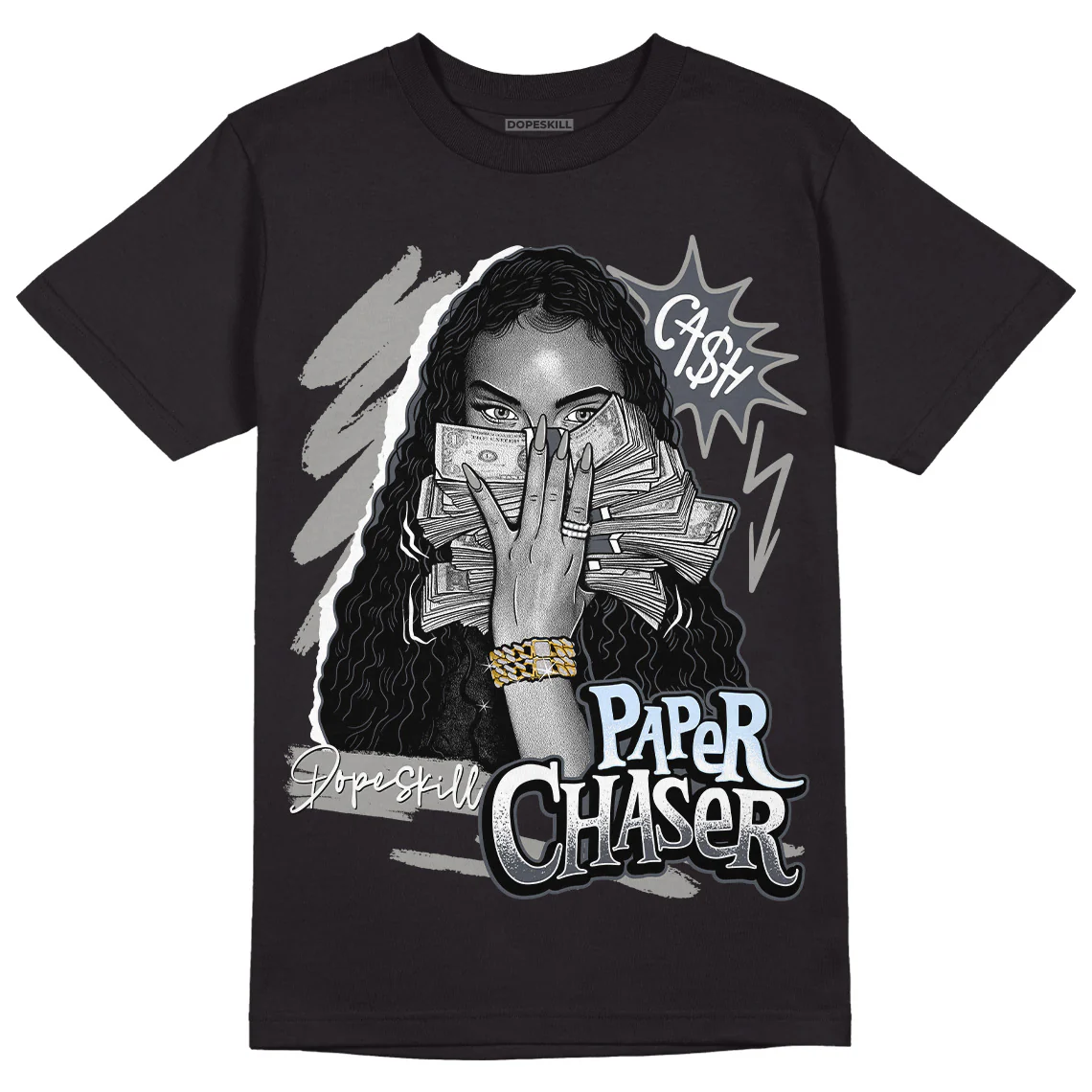 Cool Grey 11s DopeSkill T-Shirt NPC Graphic - Image 2