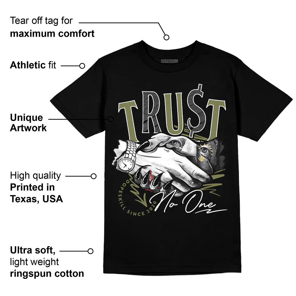 Craft Olive 4s DopeSkill T-Shirt Trust No One Graphic - Image 3