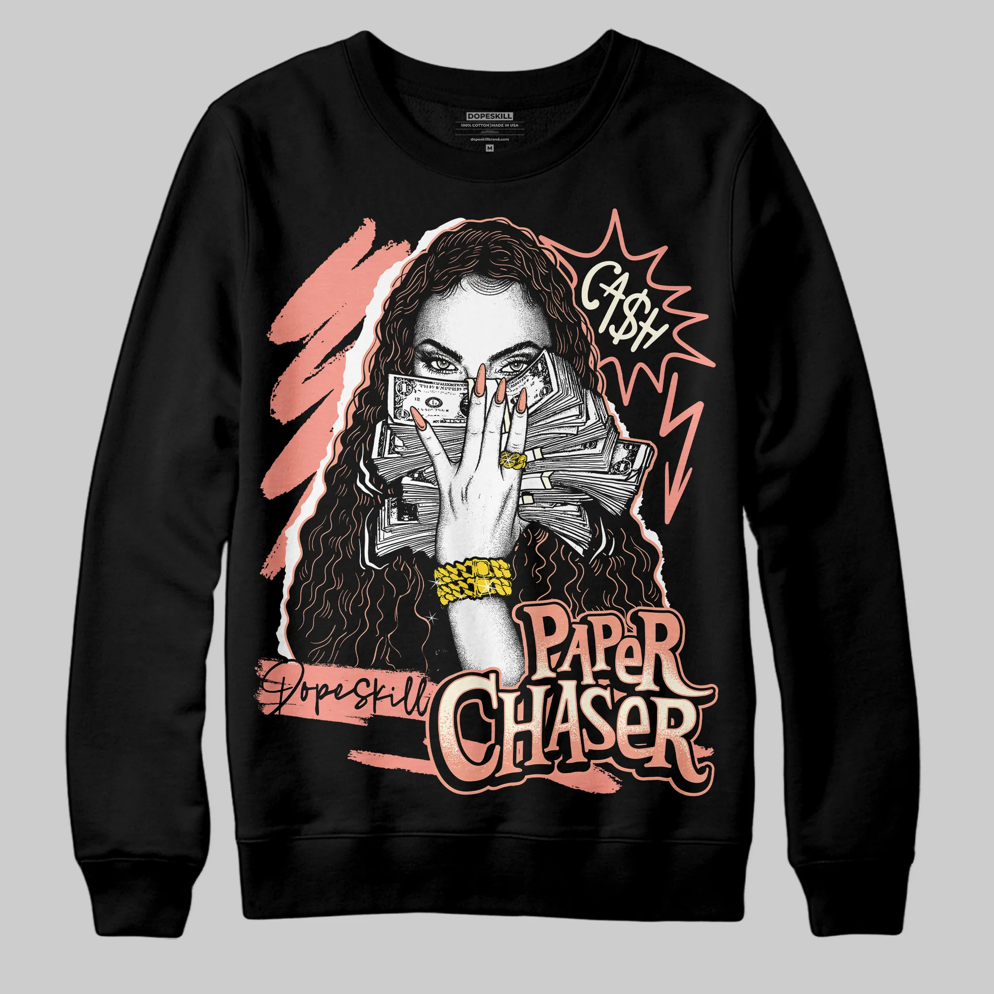 Crimson Bliss 5s DopeSkill Sweatshirt NPC Graphic - Image 2