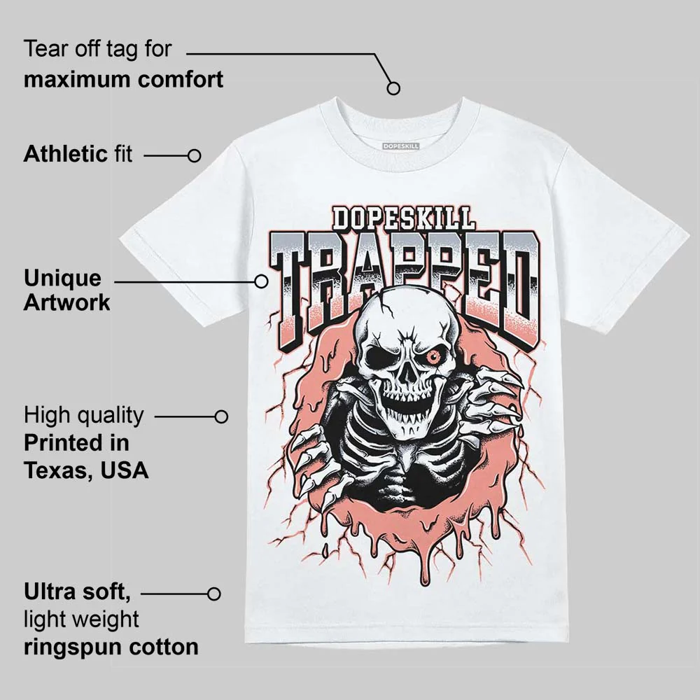 Crimson Bliss 5s DopeSkill T-Shirt Trapped Halloween Graphic - Image 3