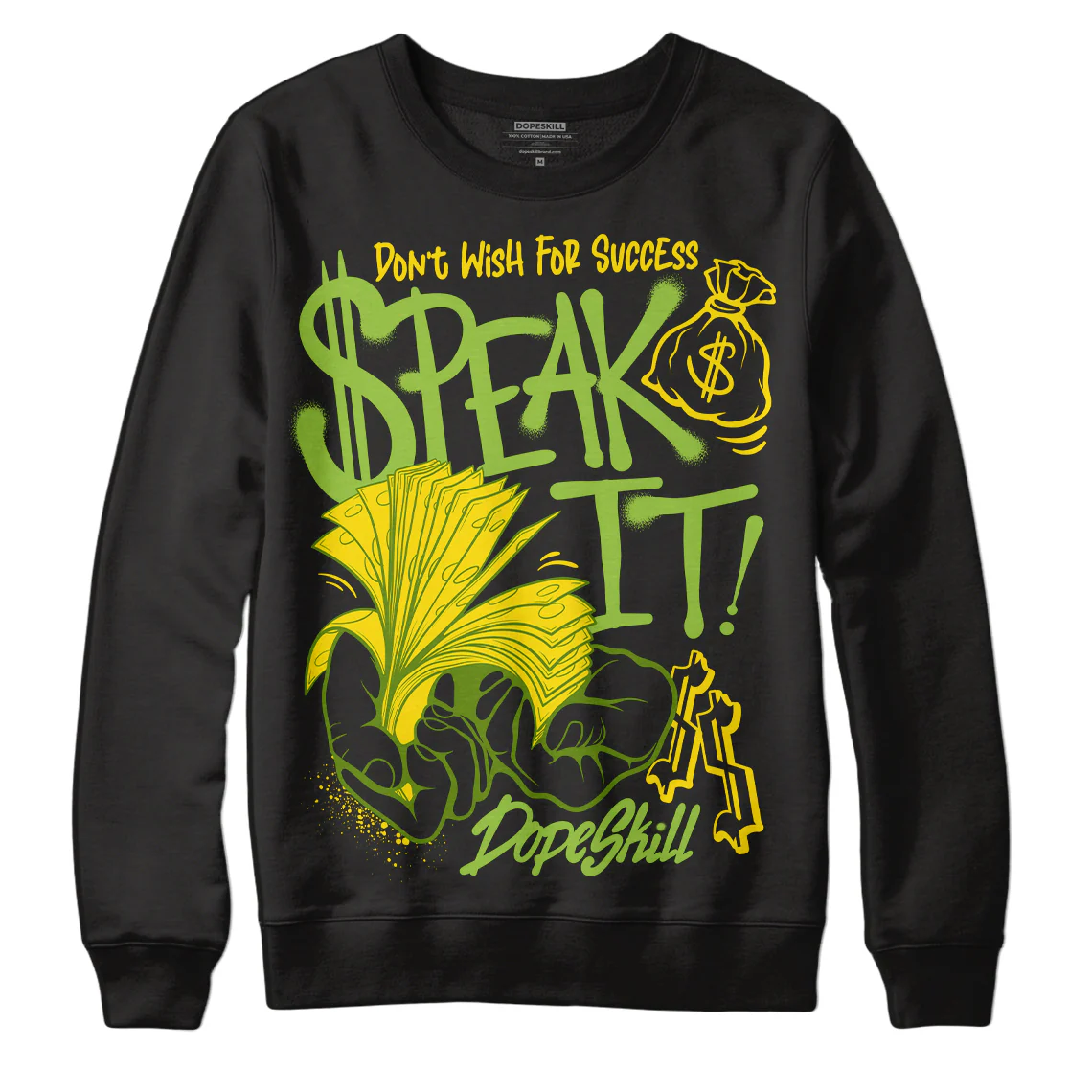 Dunk 'Chlorophyll' DopeSkill Sweatshirt Speak It Graphic - Image 2