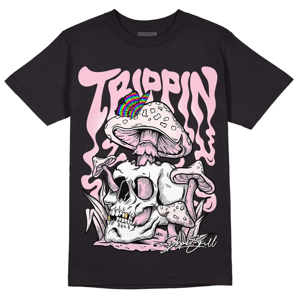 Dunk Low Pink Foam DopeSkill T-Shirt Trippin Graphic