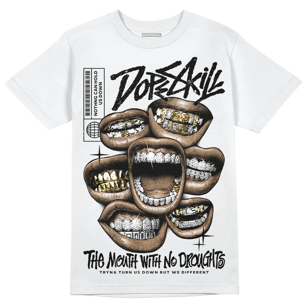 Dunk Panda White Black DopeSkill T-Shirt The Mouth With No Droughts Graphic - Image 2