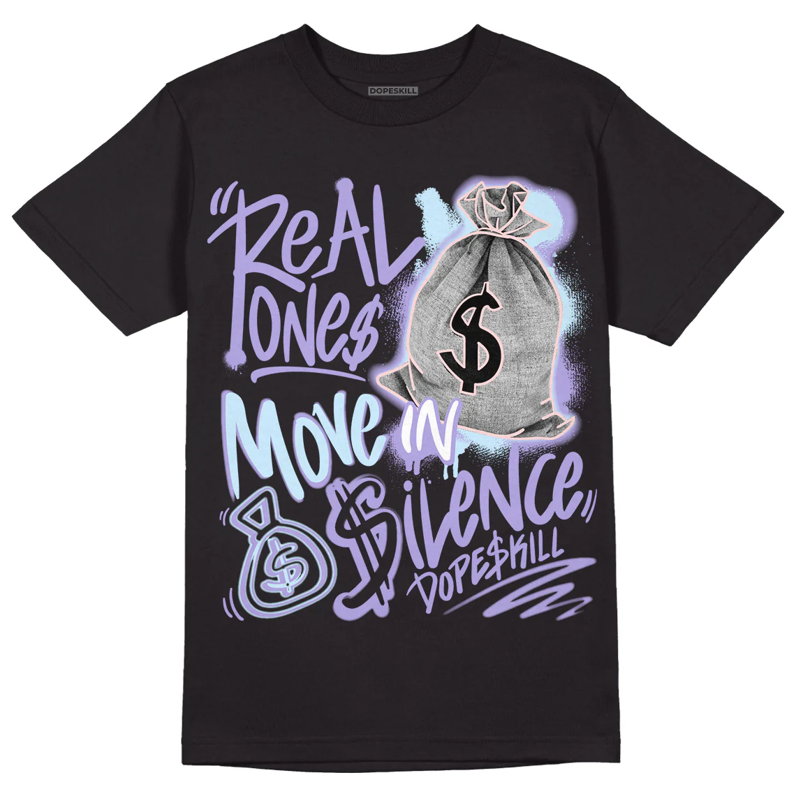 Easter Dunk Low DopeSkill T-Shirt Real Ones Move In Silence Graphic - Image 2