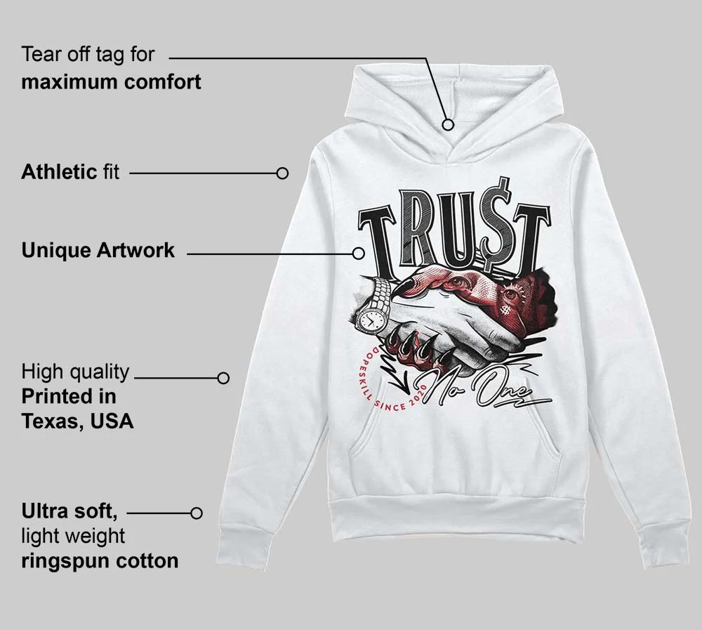 Flight Club 4s DopeSkill Hoodie Sweatshirt Trust No One Graphic - Image 3