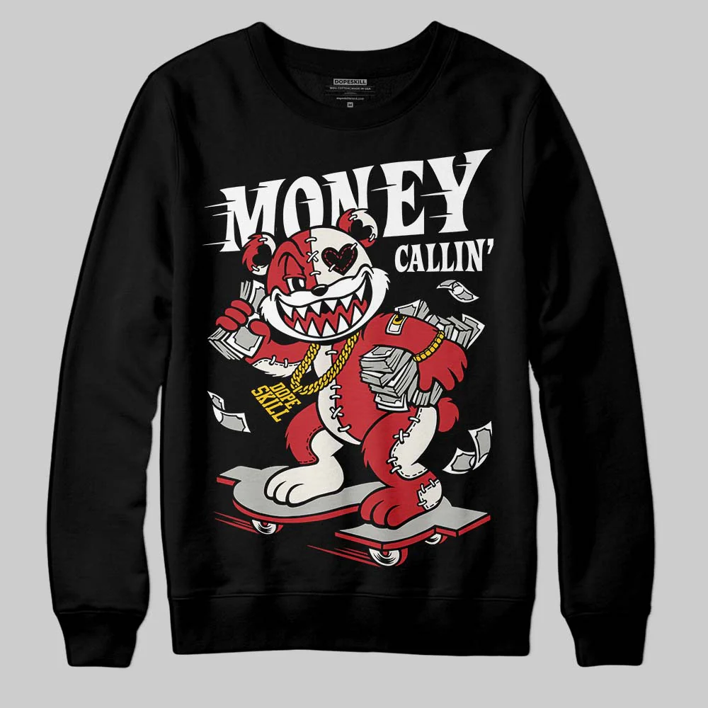 Flight Club 4s DopeSkill Sweatshirt Money Callin' Graphic - Image 2