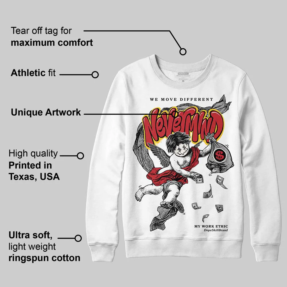 Flight Club 4s DopeSkill Sweatshirt Nevermind Graphic - Image 3