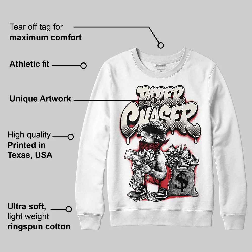 Flight Club 4s DopeSkill Sweatshirt Paper Chaser Boy Graphic - Image 3